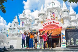 Lâu đài tuyết suối tiên